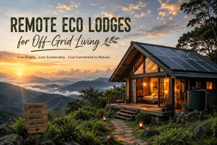 Remote Eco Lodges for Off-Grid Living
